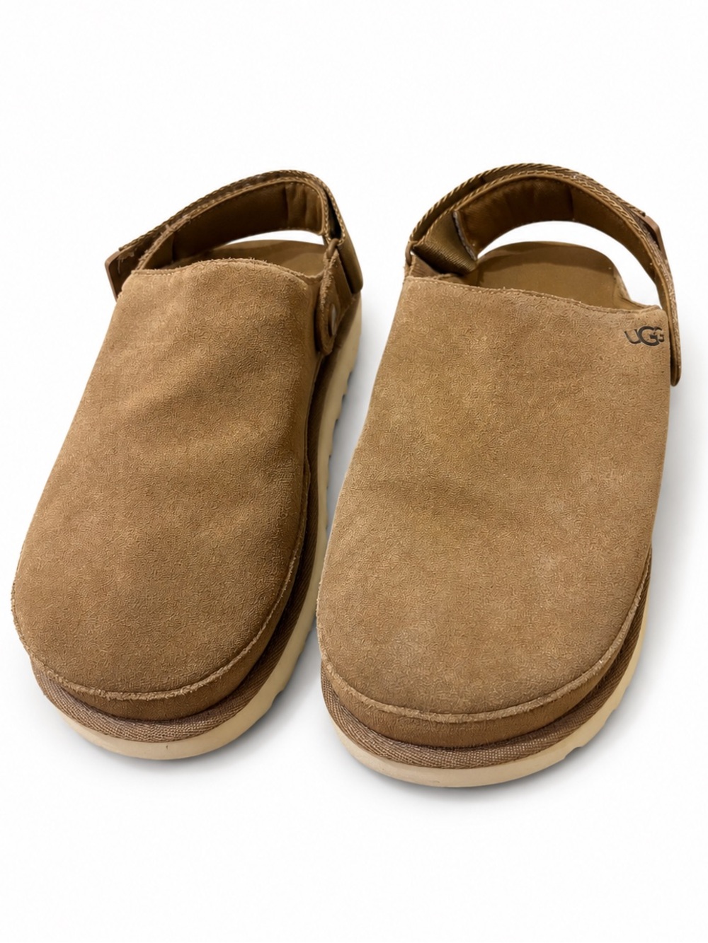 UGG Men’s Chestnut Suede Slip-On Clog Size 9.5
